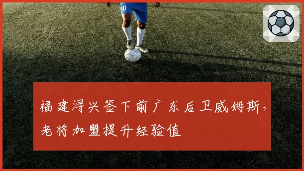 福建浔兴签下前广东后卫威姆斯，老将加盟提升经验值